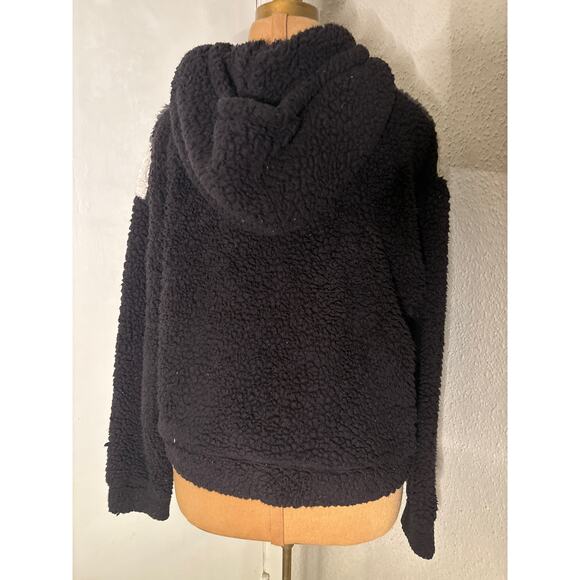 Rewash Chevron Print Pullover Drawstring Hoodie XL Cozycore Boho Comfy Winter - Picture 4 of 8